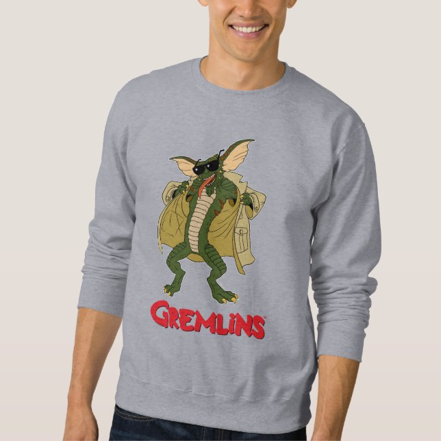 Gremlins | Strip Trench Coat Flash Sweatshirt (Vorderseite)