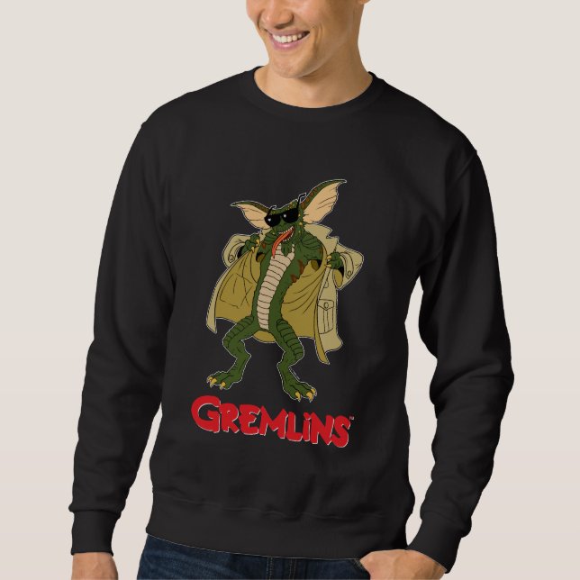Gremlins | Strip Trench Coat Flash Sweatshirt (Vorderseite)