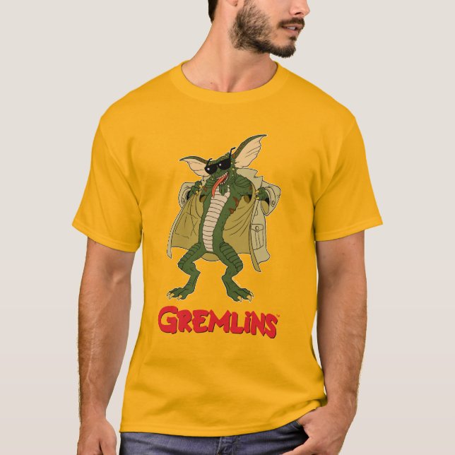 Gremlins | Strip Trench Coat Flash T-Shirt (Vorderseite)