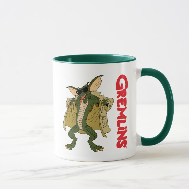 Gremlins | Strip Trench Coat Flash Tasse (Rechts)