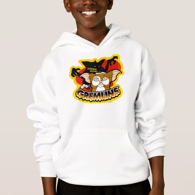 Gremlins | Stripe Scaring Gizmo Hoodie (Vorderseite)