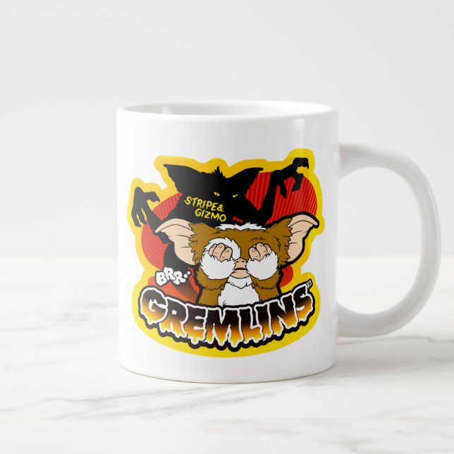 Gremlins | Stripe Scaring Gizmo Jumbo-Tasse (Rechts)