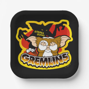 Gremlins Stripe Scaring Gizmo Pappteller
