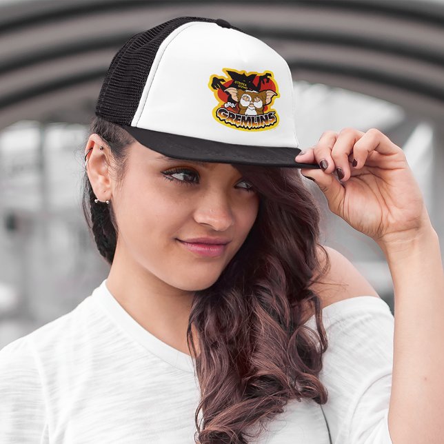 Gremlins | Stripe Scaring Gizmo Truckerkappe (Person wearing hat)