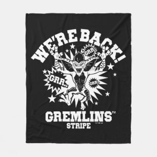 Gremlins Stripe Wir sind zurück Fleecedecke