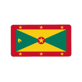 Grenada Adressaufkleber