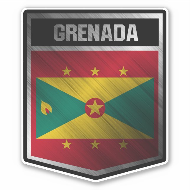 Grenada Aufkleber (Vorderseite)