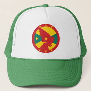 Grenada Dove Grenadidas Nationale Tierflagge Truckerkappe