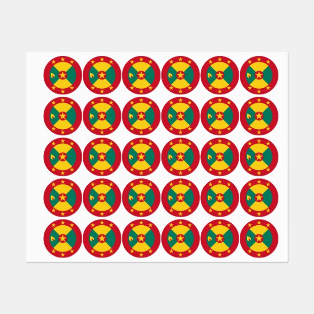 Grenada Etiketten (Blatt)