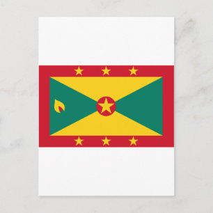 Grenada Flag GD Postkarte