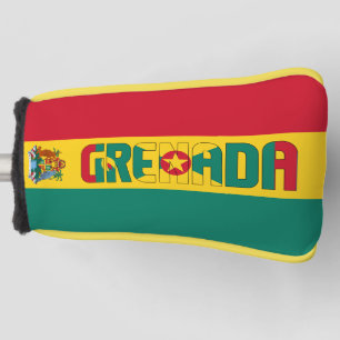 Grenada Flag Gorgetic Patriotic Golf Headcover