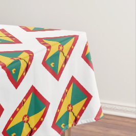 GRENADA FLAG MAP Patriotic Grenadian Tischdecke