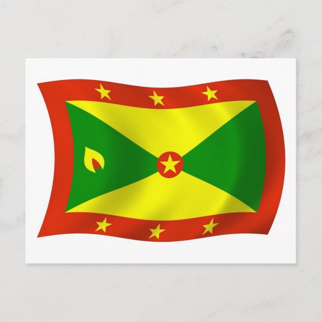 Grenada Flag Postkarte (Vorderseite)