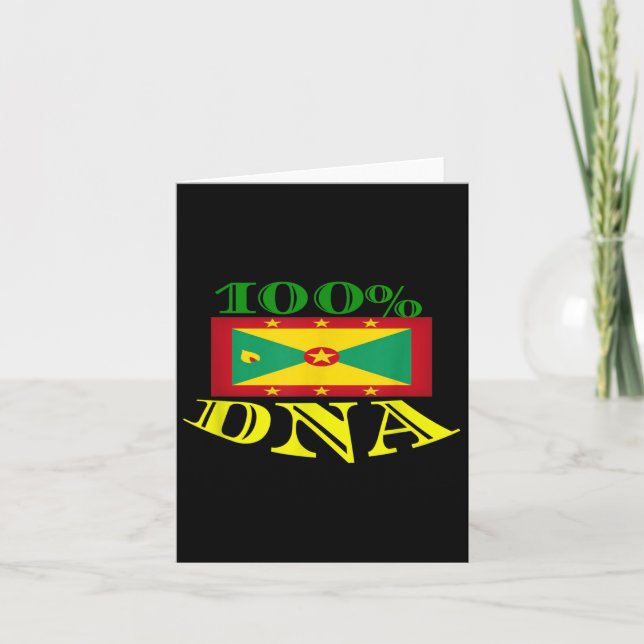 Grenada Flag Urlaub und Motivation Karte (Vorderseite)