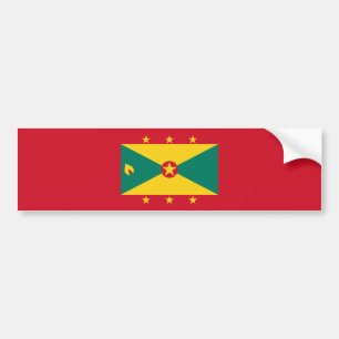 Grenada-Flagge Autoaufkleber