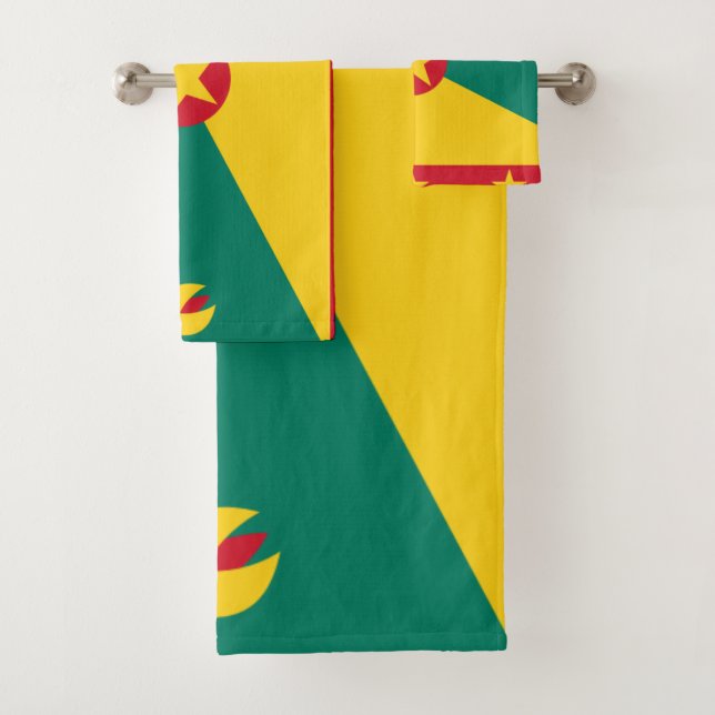 Grenada-Flagge Badhandtuch Set (Insitu)