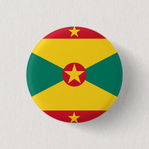 Grenada-Flagge Button