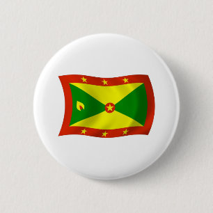 Grenada-Flagge-Button Button
