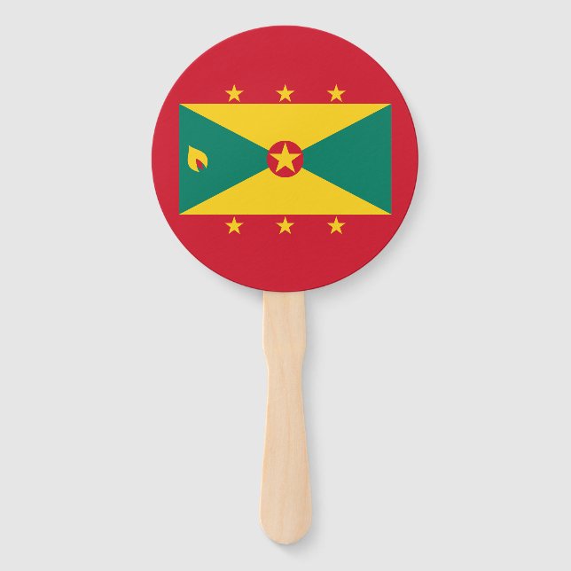 Grenada-Flagge Fächer (Vorderseite)