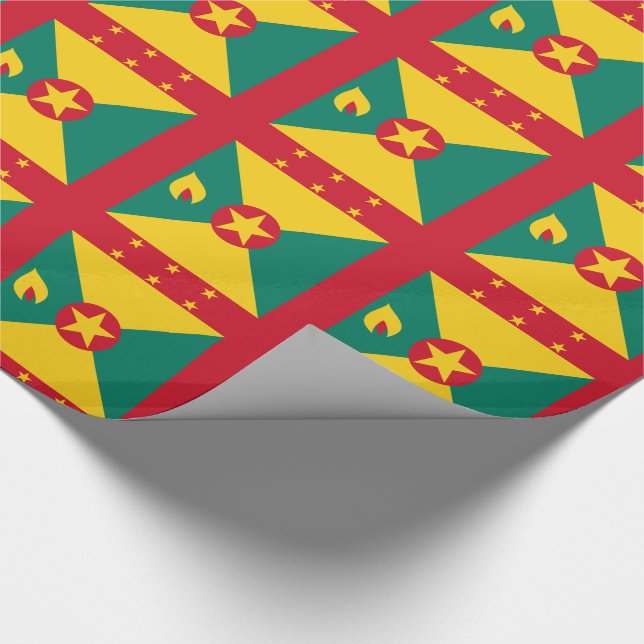 Grenada-Flagge Geschenkpapier (Ecke)