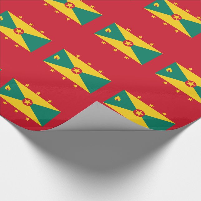 Grenada-Flagge Geschenkpapier (Ecke)
