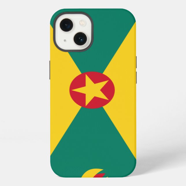 Grenada-Flagge iPhone Hülle (Rückseite)