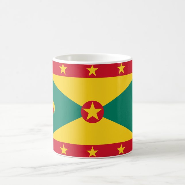 Grenada-Flagge Kaffeetasse (Mittel)