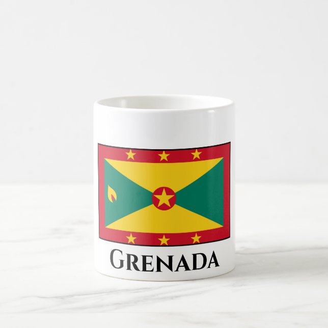 Grenada-Flagge Kaffeetasse (Mittel)