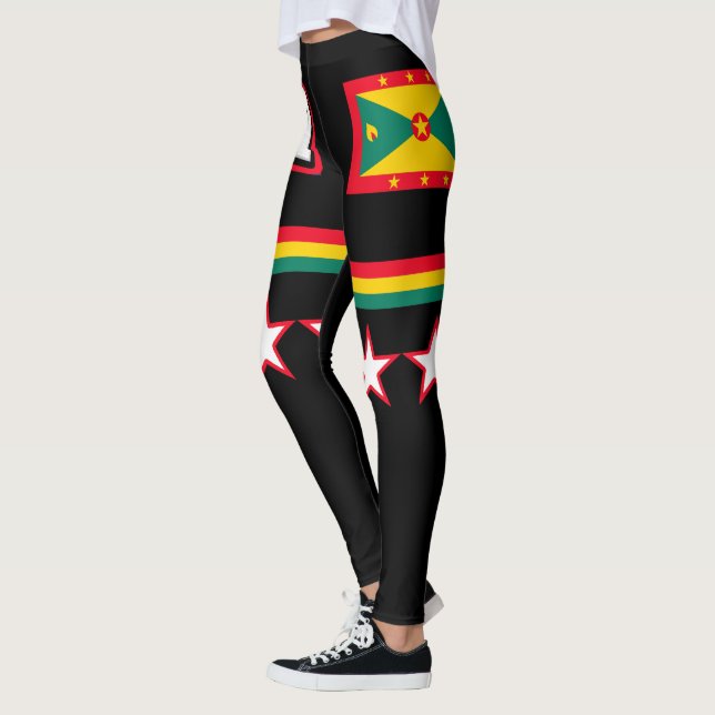 Grenada-Flagge Leggings (Links)
