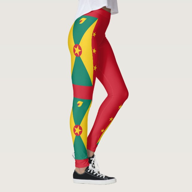 Grenada-Flagge Leggings (Rechts)
