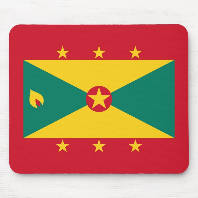 Grenada-Flagge Mousepad (Vorne)