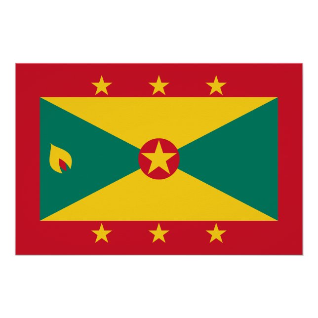Grenada-Flagge Poster (Vorderseite)