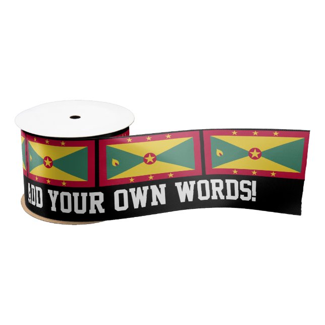 Grenada-Flagge Satinband (Spule)