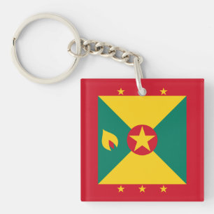 Grenada-Flagge Schlüsselanhänger