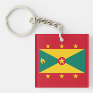 Grenada-Flagge Schlüsselanhänger