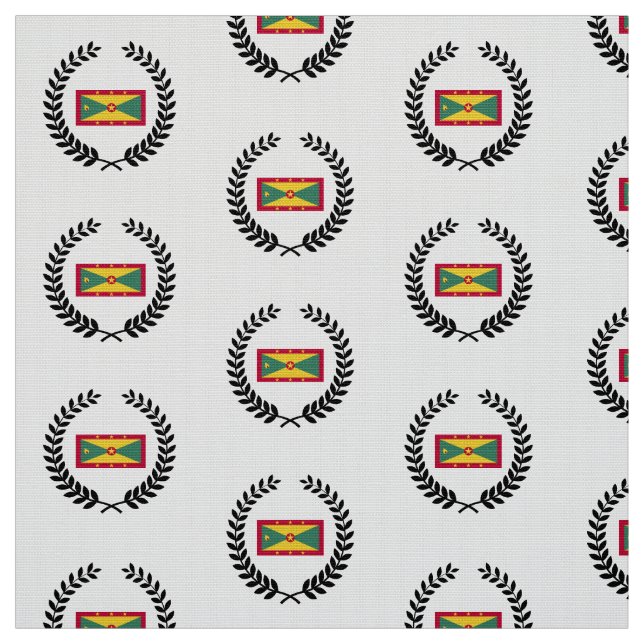 Grenada-Flagge Stoff (Muster)