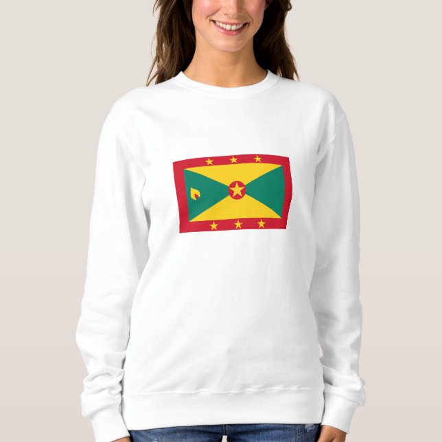 Grenada-Flagge Sweatshirt (Vorderseite)