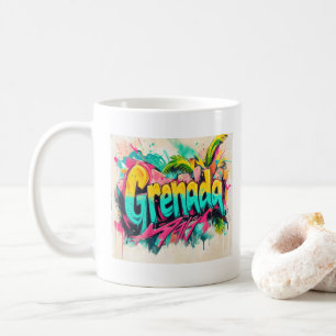 Grenada Graffiti Vibes: Island Street Art Ed Kaffeetasse