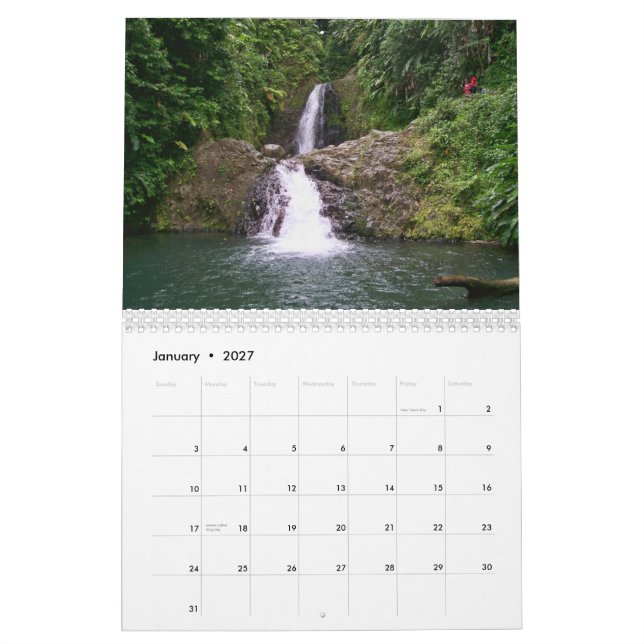 Grenada-Kalender Kalender (Jan 2027)