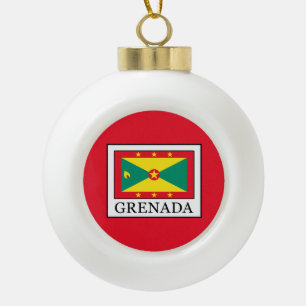 Grenada Keramik Kugel-Ornament