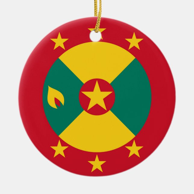 Grenada Keramik Ornament (Vorne)