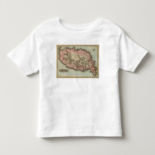 Grenada Kleinkind T-shirt (Vorderseite)