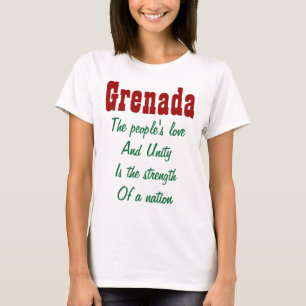 Grenada Liebe und Einheit T - Shirt