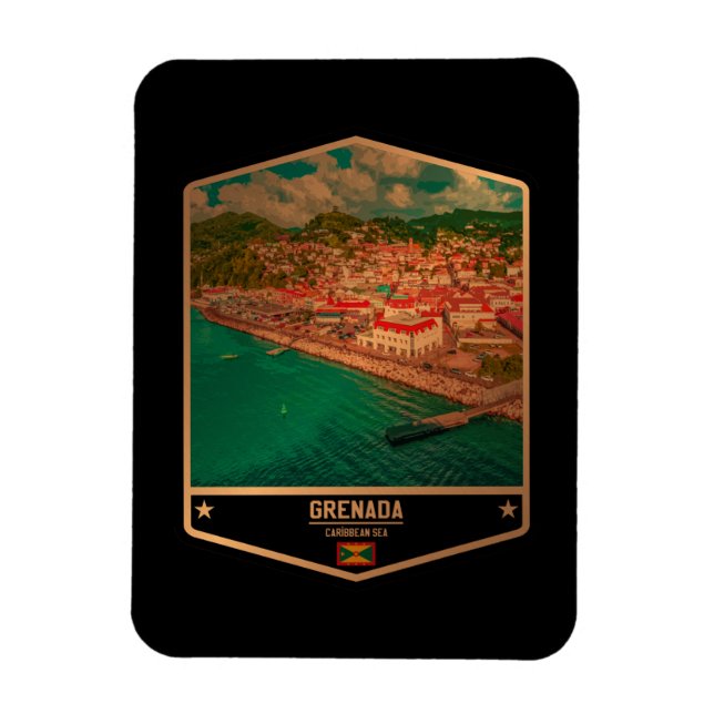 Grenada Magnet (Vertikal)