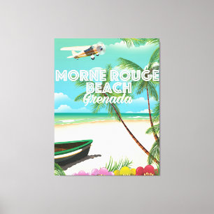 Grenada Morne Rouge Beach Travel Poster Leinwanddruck