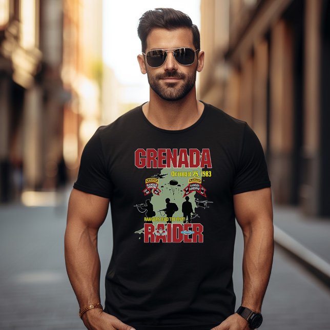 Grenada Raider Ranger Dark T - Shirt (Von Creator hochgeladen)