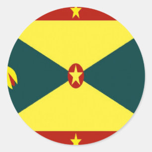 Grenada Runder Aufkleber