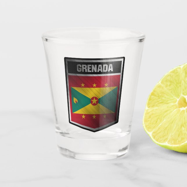 Grenada Schnapsglas (Vorderseite)