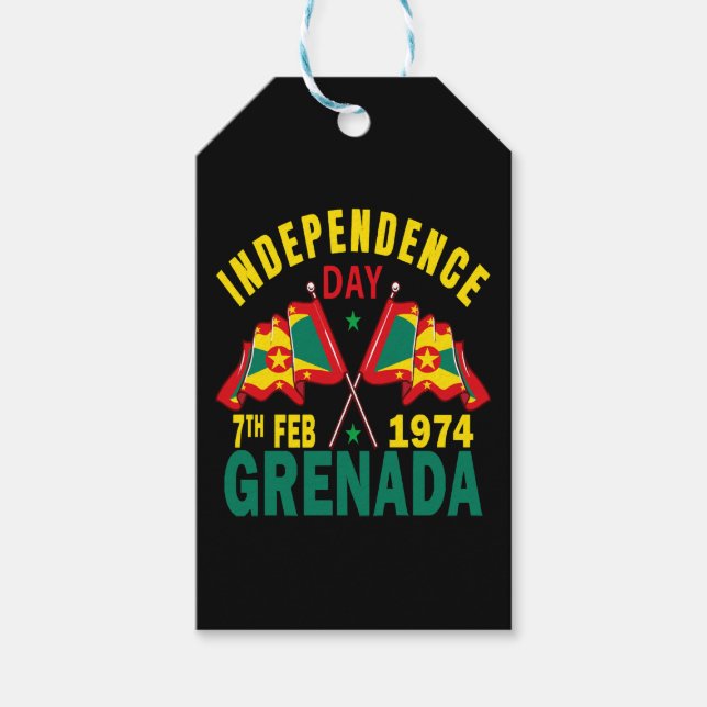 Grenada Unabhängigkeitstag Geschenkanhänger (Vorderseite)