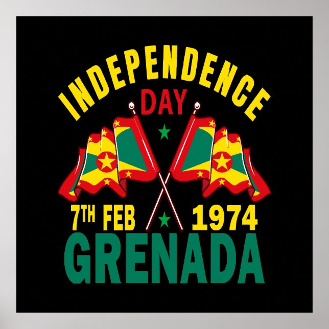 Grenada Unabhängigkeitstag Poster (Vorne)